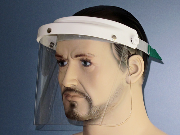 Gesichtsschutzschirm - Vollschutz-Visier, hochklappbar