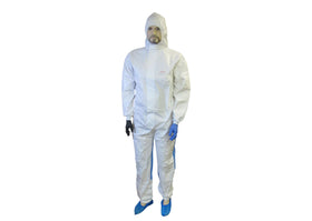 Vollschutzanzug mit Kapuze weiß oder gelb