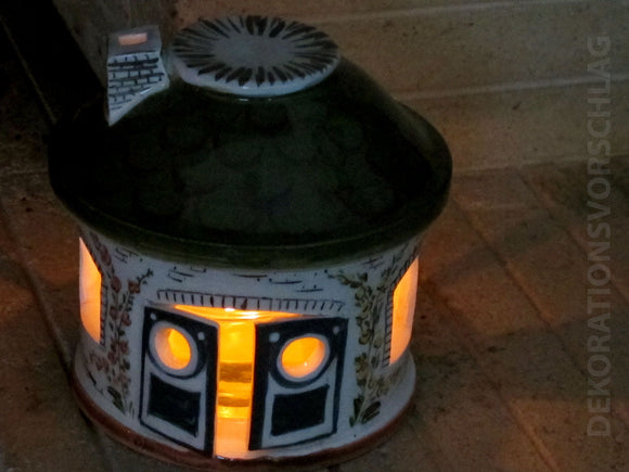 Nachfüllbare Flüssigwachspatrone, Glas