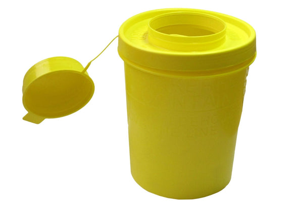 Lavabis Kanülenabwurfbox mit Deckel 500 ml