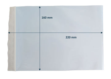 Druckverschlussbeutel 160 x 220 mm 20 Stück - 0