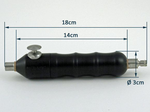 Lavabis Hypo Valve DELRIN Griff 12-32 THREAD-F QC-M
