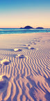 Spuren am Strand