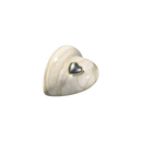 Feuer und Erde Herz Memory Bio Lehm Urne-7