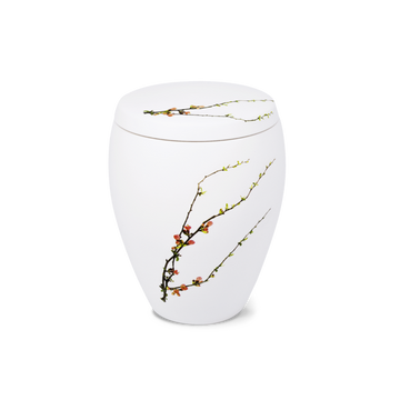 Feuer und Erde Ikebana Omega Bio Lehm Urne