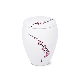 Feuer und Erde Ikebana Omega Bio Lehm Urne - 0