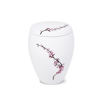 Feuer und Erde Ikebana Omega Bio Lehm Urne - 0