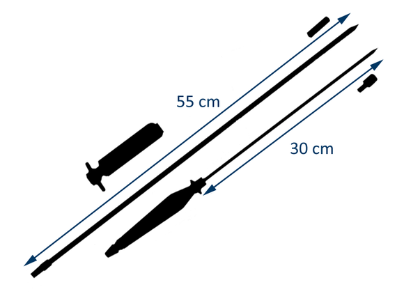Lavabis Trokar DELRIN Grip 3/16" x 30,5 cm (12") TP6432