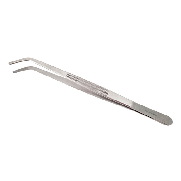 Lavabis Sezierpinzette gewinkelt Edelstahl