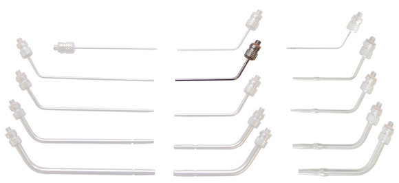 Arterienkanüle, gebogen, 3/32"x2", 12-32 thread-M