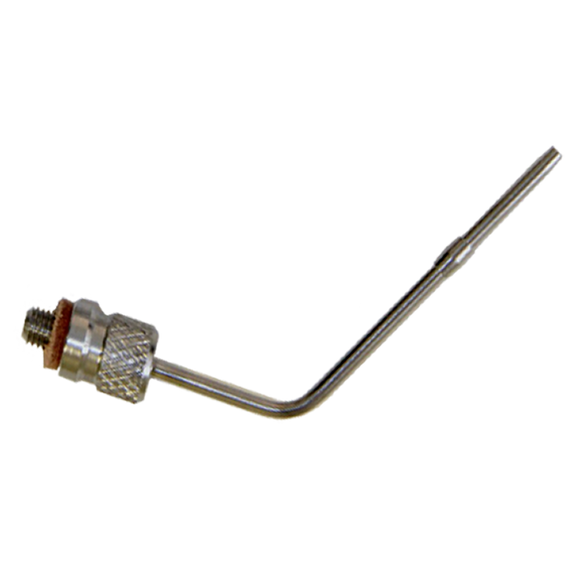 Lavabis Arterienkanüle gebogen 3/32"x2" Tie Collar 12-32 thread-M