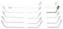 Lavabis Arterienkanüle gebogen 3/32"x2" Tie Collar 12-32 thread-M-1
