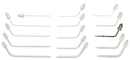Lavabis Arterienkanüle gebogen 1/8"x2" Tie Collar 12-32 thread-M-1