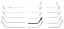 Lavabis Arterienkanüle gebogen 3/16"x2" Tie Groove 12-32 thread-M-1