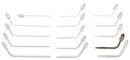 Lavabis Arterienkanüle gebogen 3/16"x2" Tie Collar 12-32 thread-M-1