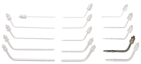 Lavabis Arterienkanüle gebogen 3/16"x2" Tie Collar 12-32 thread-M