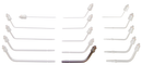 Lavabis Arterienkanüle gebogen 1/4"x2" Tie Groove 12-32 thread-M-1