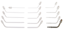 Lavabis Arterienkanüle gebogen 1/4"x2" Tie Collar 12-32 thread-M-1