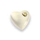 Feuer und Erde Junior Herz Bio Lehm Urne-2