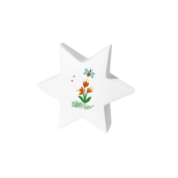 Feuer und Erde Junior Stern Bio Lehm Urne