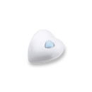 Feuer und Erde Junior Herz Memory Bio Lehm Urne-3