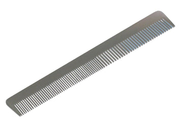 Metall Frisierkamm Aluminium