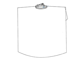 Wasserdichter Kosmetikumhang schwarz - 0