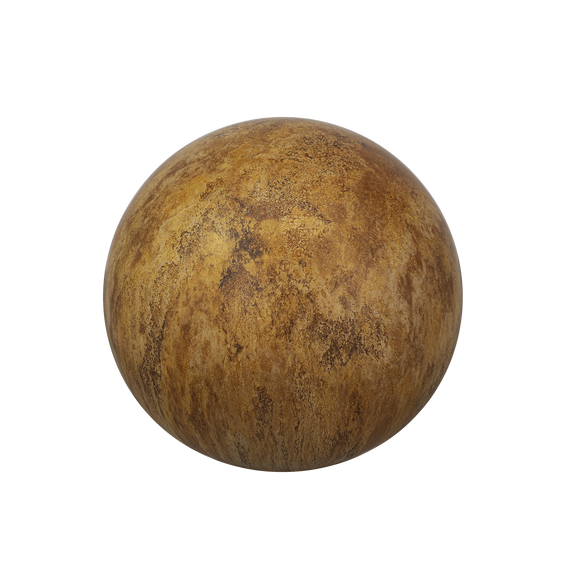 Feuer und Erde Kugel Bio Lehm Urne
