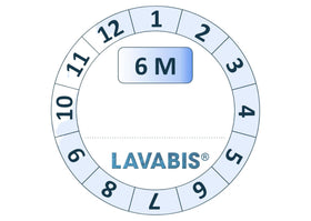 Anbruchplakette für Haltbarkeit 6 Monate