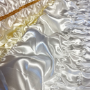 Lavabis Sargbespannung Satin gerafft Champagner-2