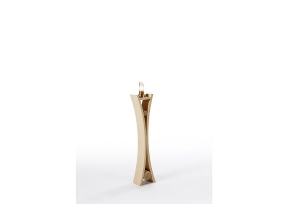 Säule mit Beleuchtung  Eschenholz