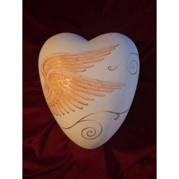 Herzlicht Naturstoff Herz-Urnen