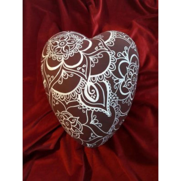 Herzlicht Naturstoff Herz-Urnen