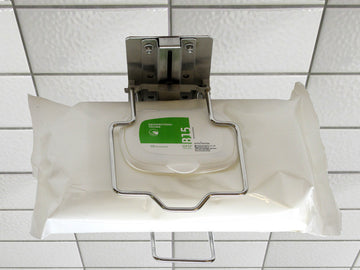 Wandhalterung für Desinfektionstücher im Flowpack - 0