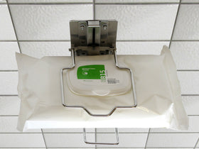Wandhalterung für Desinfektionstücher im Flowpack - 0