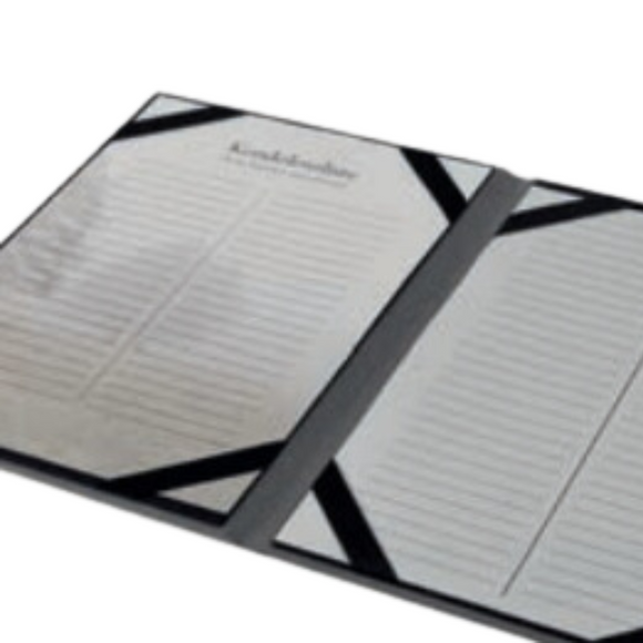 Rössler Kondolenzmappe DIN A4 Grau 2 Stück