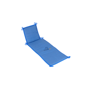 Spalt Deckengarnitur Kinder Linon Blau Bär - 0