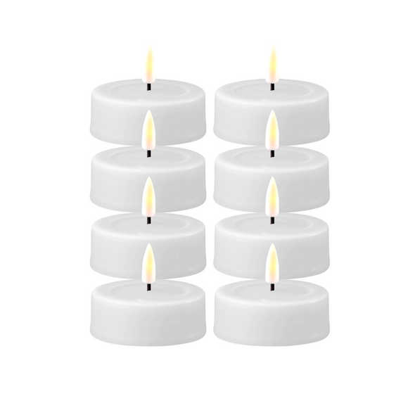 Deluxe Homeart LED Teelicht Kerzen Set Indoor weiß
