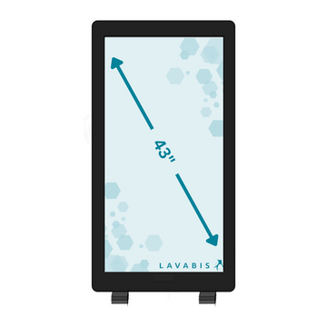 Lavabis ControlView 43″ Outdoor Display inkl. Akku