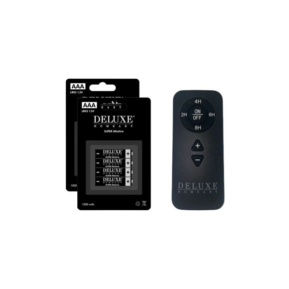 Deluxe Homeart LED Teelicht Kerzen Set Indoor weiß