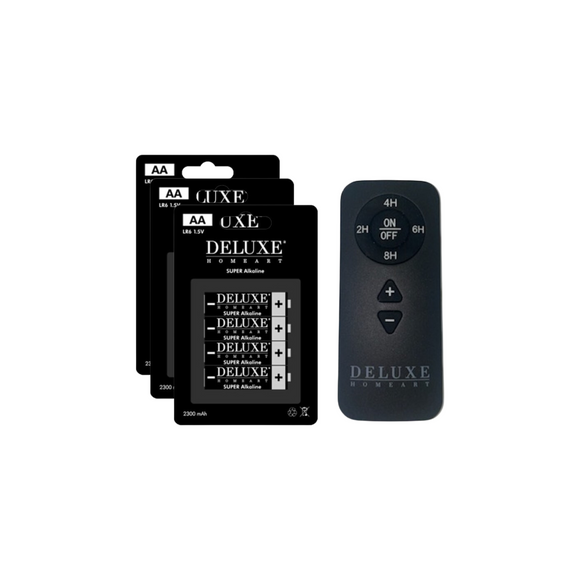 Deluxe Homeart LED Kerzen Set Indoor Mokka