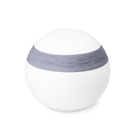 Feuer und Erde Semi Kugel Bio Lehm Urne - 0