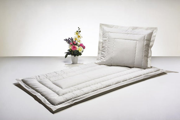 Deckengarnitur Premium Viskose Creme