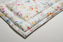 Spalt Deckengarnitur Premium Satin Blümchen-2