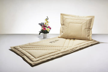 Spalt Deckengarnitur Premium Baumwolle Linon Natur