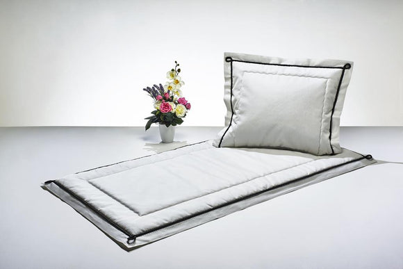 Spalt Deckengarnitur Premium Grau Kordel