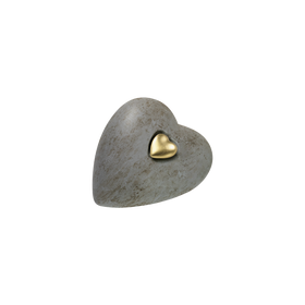 Feuer und Erde Stone Memory Bio Lehm Urne