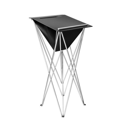 Spider Faltbares Schreibpult aus Aluminium und Acrylglas