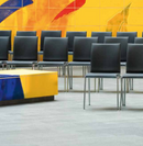 Lavabis Stapelstuhl Gepolstert Holz ohne Armlehne-7