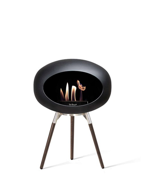 Le Feu GROUND LOW BLACK Bioethanol-Kamin